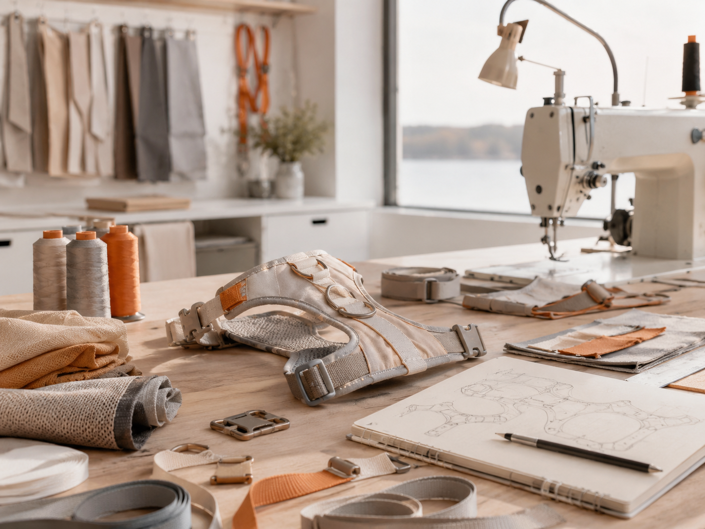 Clean sample development and manufacturing workspace for DogCatGo pet products
